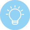 Glühbirne Icon Steuerberatungskanzlei Tax Innovation Group